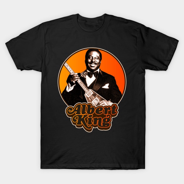 Retro Albert King Tribute T-Shirt by darklordpug